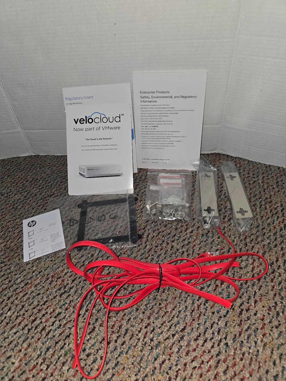 Velocloud for Edge 6X0 VMware Installation Hardware ONLY Brackets Screws Wire